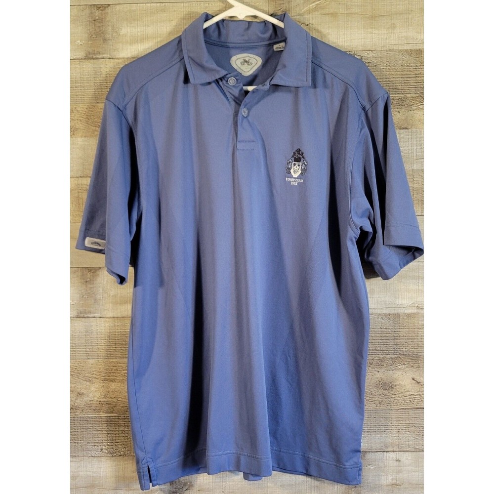 Callaway Shirt Mens LRG Golf X Series Blue Short Sleeve Polo Activewear